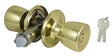 ProSource T-5764PB-ET Entry Knob, Brass, Polished Brass, Pack of 3