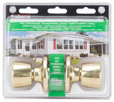 ProSource T-5764PB-PS Passage Knob, Brass, Polished Brass