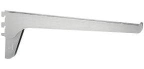 Knape & Vogt 185B ANO 24 Shelf Bracket, 24 in L, Steel, Anochrome