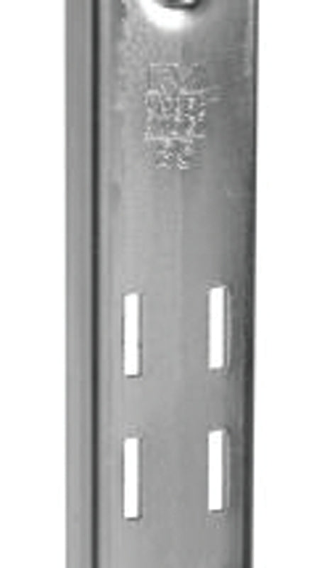 Knape & Vogt 85 ANO 24 Shelf Standard, 680 lb, 16 ga Thick Material, 1-1/4 in W, 24 in H, Steel, Anochrome, Pack of 10