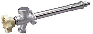 B & K 104-847HC Anti-Siphon Frost-Free Sillcock Valve, 10 in L, 1/2 x 3/4 in, MPT x Hose, Chrome, 125 psi, Brass Body