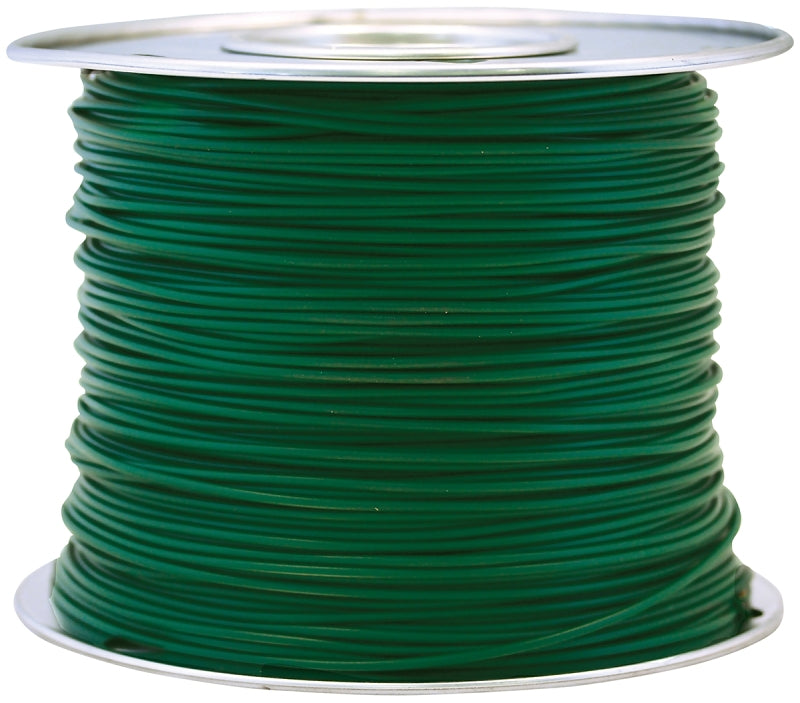 CCI 56421923 Primary Wire, 14 AWG Wire, 1-Conductor, 60 VDC, Copper Conductor, Green Sheath, 100 ft L