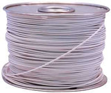 CCI 55667223 Primary Wire, 18 AWG Wire, 1-Conductor, 60 VDC, Copper Conductor, White Sheath, 100 ft L, Pack of 2
