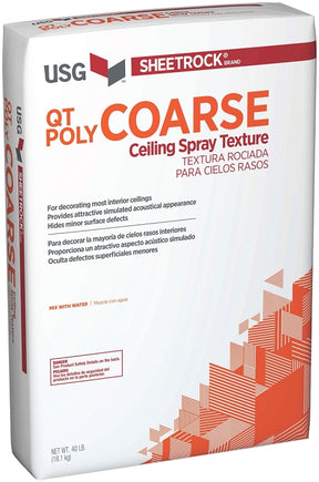 USG 540790 Ceiling Spray Texture, Powder, White, 40 lb