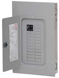Eaton BRP20L125G Load Center, 125 A, 1-Pole, 20-Space, 40-Circuit, Main Lug, NEMA 1 Enclosure, Plug