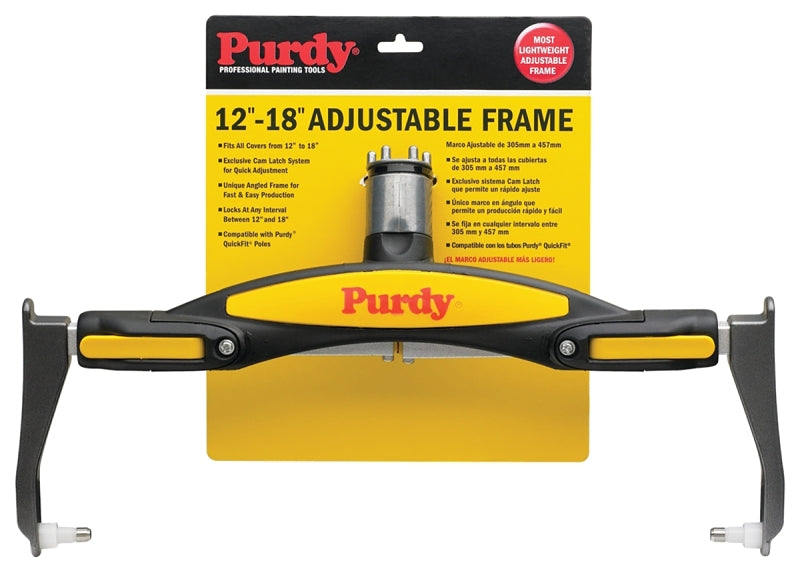 Purdy Revolution 14A753018 Premium Adjustable Frame, 12 to 18 in L Roller, Plastic Handle