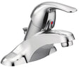 Moen Adler Series WS84503 Bathroom Faucet, 1.2 gpm, 1-Handle, Metal, Chrome Plated, Lever Handle, Low Arc Spout