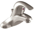 Moen Adler Series WSL84502SRN Bathroom Faucet, 1.2 gpm, 1 -Faucet Handle, 3 -Faucet Hole, Metal, Brushed Nickel