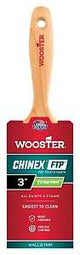 Wooster 4413-3 Paint Brush, 3 in W, 3-3/16 in L Bristle, Synthetic Fabric Bristle, Varnish Handle