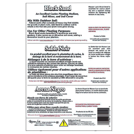 Mosser Lee Black Sand Soil Cover 5 lb