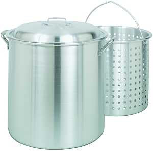 Bayou Classic 1000 Stock Pot, 100 qt Capacity, Aluminum