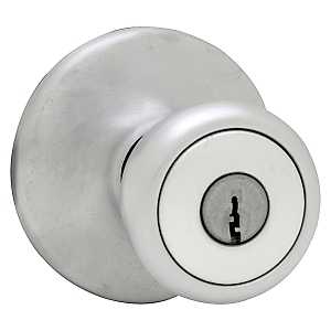 Kwikset 400M26DCPRFLK6 Series Entry Knob, Satin Chrome
