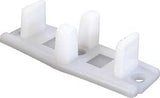 Prime-Line N 6562 Door Guide, 2-7/8 in L x 3/4 in H Dimensions, Nylon, White, Floor, 2/PK