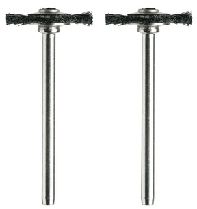 Dremel 403-02 Brush, 3/4 in Dia, 1/8 in Arbor/Shank, Straight Bristle, Nylon Bristle