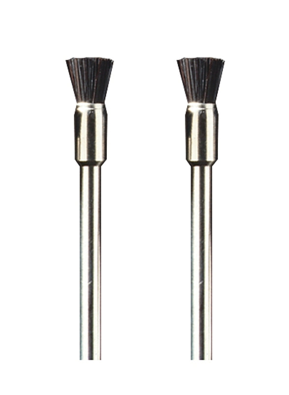 Dremel 405-02 Brush, 1/8 in Dia, 1/8 in Arbor/Shank, Straight Bristle, Nylon Bristle