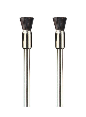 Dremel 405-02 Brush, 1/8 in Dia, 1/8 in Arbor/Shank, Straight Bristle, Nylon Bristle