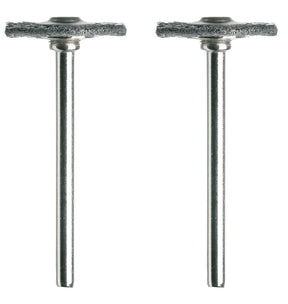 Dremel 428-02 Brush, 3/4 in Dia, 1/8 in Arbor/Shank, Straight Bristle, Carbon Steel Bristle