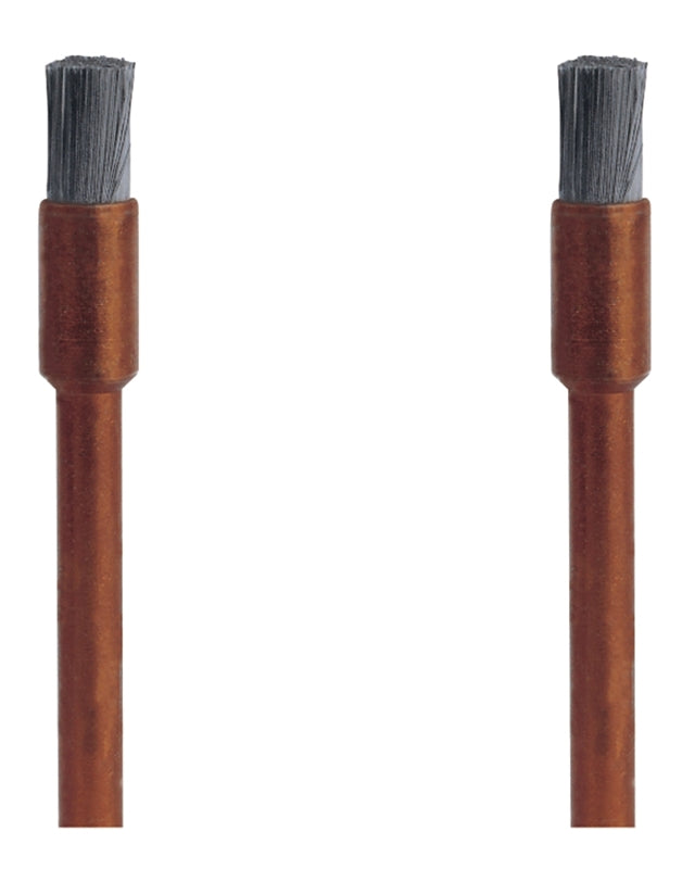 Dremel 532-02 Brush, 1/8 in Dia, 1/8 in Arbor/Shank, Straight Bristle, Stainless Steel Bristle