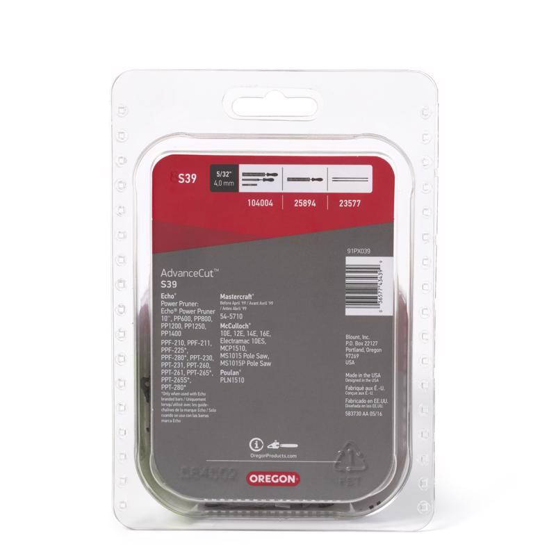 Oregon AdvanceCut S39 10 in. Chainsaw Chain 39 links