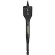 DeWALT DW1577 Spade Drill Bit, 11/16 in Dia, 6 in OAL, Heavy-Duty, Hex Shank, Pack of 3