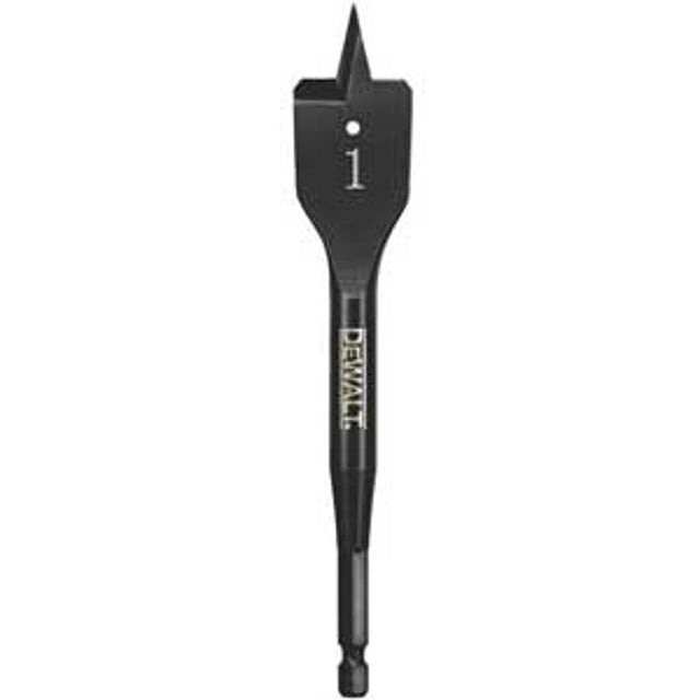 DeWALT DW1577 Spade Drill Bit, 11/16 in Dia, 6 in OAL, Heavy-Duty, Hex Shank, Pack of 3