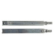 Knape & Vogt True-Trac Series TT100RP 550 Drawer Slide, 100 lb, Side Mounting, 550 mm L Rail, Steel, Zinc