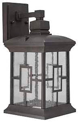 Boston Harbor LED-0172F-WD Outdoor Wall Lantern, 120 V, 11 W, LED Lamp, 600 Lumens, 3000 K Color Temp, Aluminum Fixture
