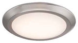 Boston Harbor CL006AC1215-12 Flush-Mount Ceiling Fixture, 120 V, 17 W, 1-Lamp, LED Lamp, 1200 Lumens, 3000 K Color Temp