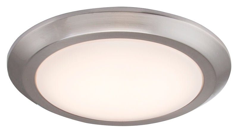 Boston Harbor CL006AC1215-12 Flush-Mount Ceiling Fixture, 120 V, 17 W, 1-Lamp, LED Lamp, 1200 Lumens, 3000 K Color Temp