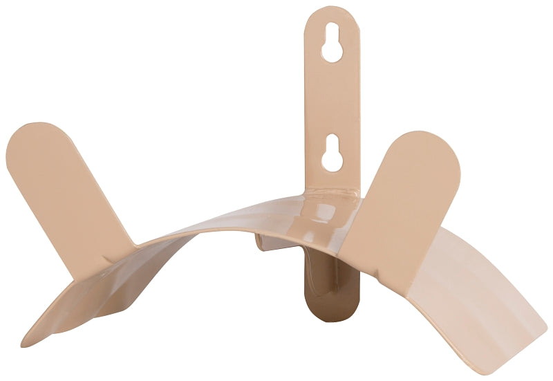 Landscapers Select HH-691 Double-Eared Hose Hanger, 125 ft, Steel, Tan, Powder-Coated, Wall