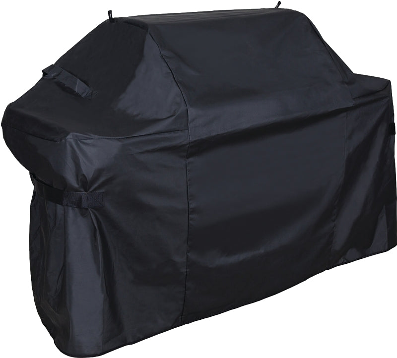 Onward 17553 Grill Cover, 29 in W, 42 in H, Polyester/PVC, Black