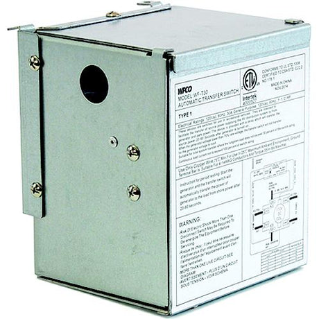 WFCO T30WM 30 Amp Transfer Switch