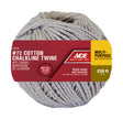Ace 1/8 in. D X 220 ft. L Natural Twisted Cotton Cord