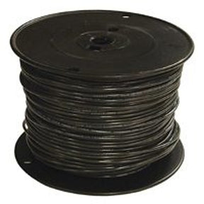 Romex 14BK-SOLX500 Series Building Wire, Black Sheath, 14 AWG Wire, 1-Conductor, 500 ft L, Copper Conductor