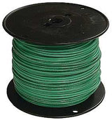 Romex 12GRN-SOLX500 Series Building Wire, Green Sheath, 12 AWG Wire, 1-Conductor, 500 ft L, Copper Conductor, Solid