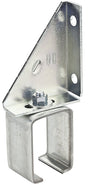 National Hardware N104-638 Box Rail Bracket, 3-1/4 in W x 1-3/4 in D x 7-1/8 in H Dimensions, Steel, Galvanized, Pack of 5