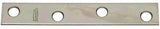 National Hardware N114-405 Mending Brace, 4 in L, 5/8 in W, 0.08 in, Steel, Zinc, Screw