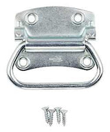 National Hardware V175 Series N117-002 Chest Handle, 4.23 in L, 3-1/2 in W, Steel, Zinc