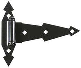 National Hardware N165-480 T-Hinge, 1-1/2 in W Frame Leaf, 7-5/16 in H Frame Leaf, Steel, Removable, Tight Pin, 55 lb