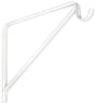 National Hardware N224-501 Shelf and Rod Bracket, 125 lb, 12.74 in L, 0.84 in H, Steel