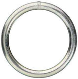 National Hardware 3155BC Series N223-156 Welded Ring, 300 lb Working Load, 2 in ID Dia Ring, #2 Chain, Steel