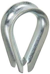 National Hardware 3232BC Series N176-842 Rope Thimble, 1-27/32 n Dia x 2-25/32 in L Dimensions, Steel, Zinc