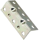 National Hardware V113 Series N220-061 Corner Brace, 2-1/2 in L, 3/4 in W, 3/4 in H, Steel, Zinc, 0.04 in Thick Material
