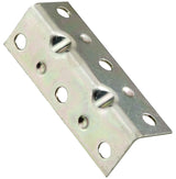 National Hardware V113 Series N220-061 Corner Brace, 2-1/2 in L, 3/4 in W, 3/4 in H, Steel, Zinc, 0.04 in Thick Material