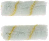 Linzer MR300-2 Roller Cover, 3/8 in Thick Nap, 4 in L, Pro Stripe Woven Cover, White/Yellow