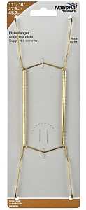 National Hardware V2525 Series N259-986 Plate Hanger, Brass