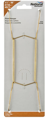 National Hardware V2525 Series N259-986 Plate Hanger, Brass