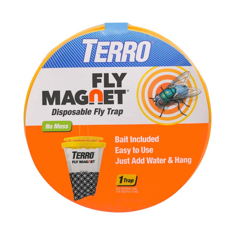 TERRO Fly Magnet Disposable Fly Trap 1 pk, Pack of 12