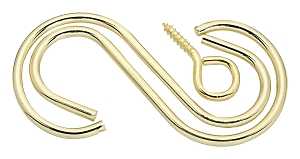 National Hardware N275-123 Extension Hook Kit, 3-1/2 in L, Steel, Brass
