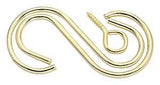 National Hardware N275-123 Extension Hook Kit, 3-1/2 in L, Steel, Brass